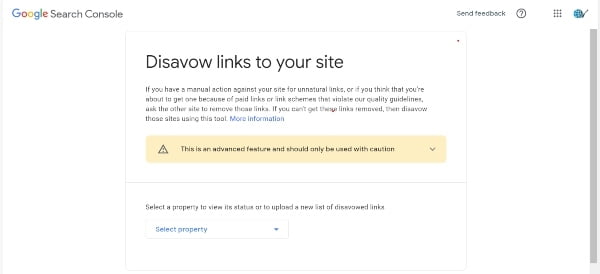 DISAVOW tool from google console is where you add you list of spammy backlinks