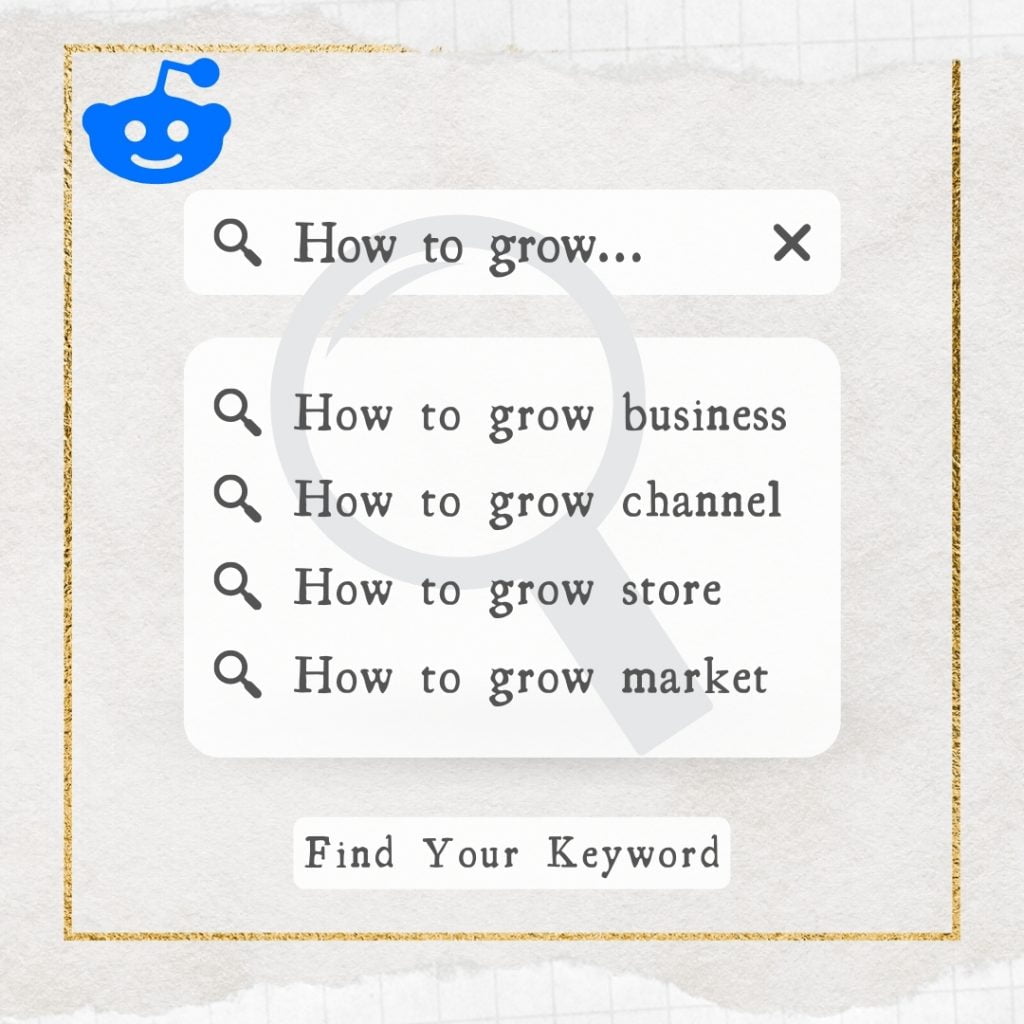 Discover Keywords on Reddit