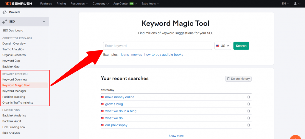 7. Find Competitor's Best Keywords