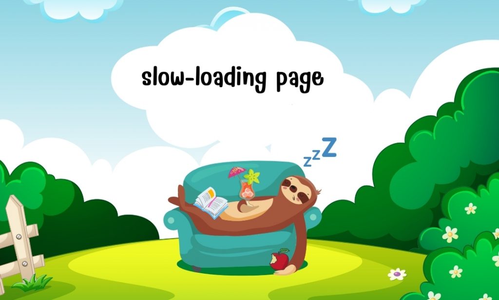 slow-loading page
